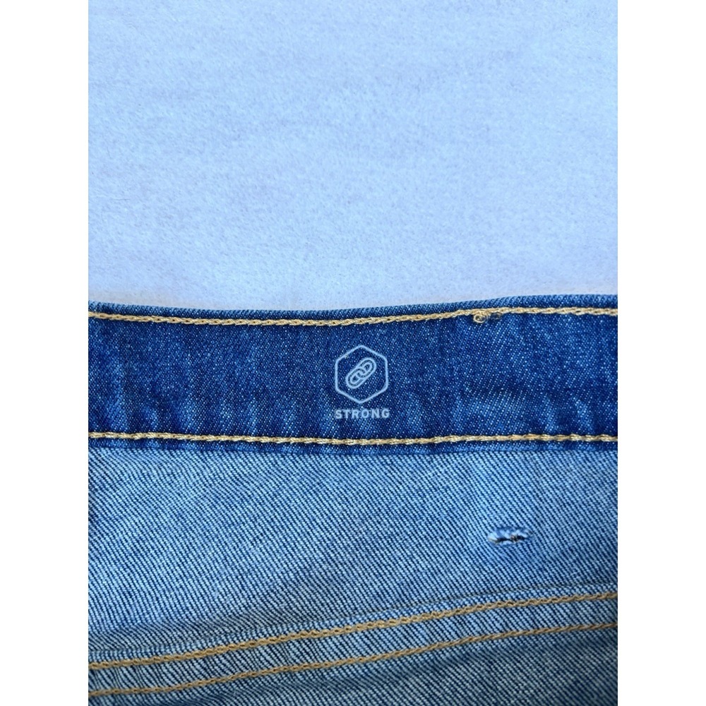 Levis Jeans Mens 35x30 Blue Denim Western Fit Straight Leg Adult - Picture 7 of 12